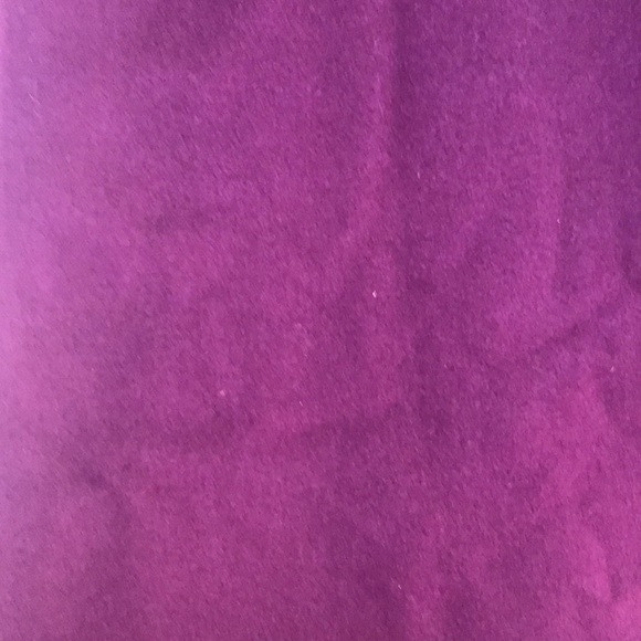 Vintage Long Purple Wool Coat with Pockets - Picture 3 of 16